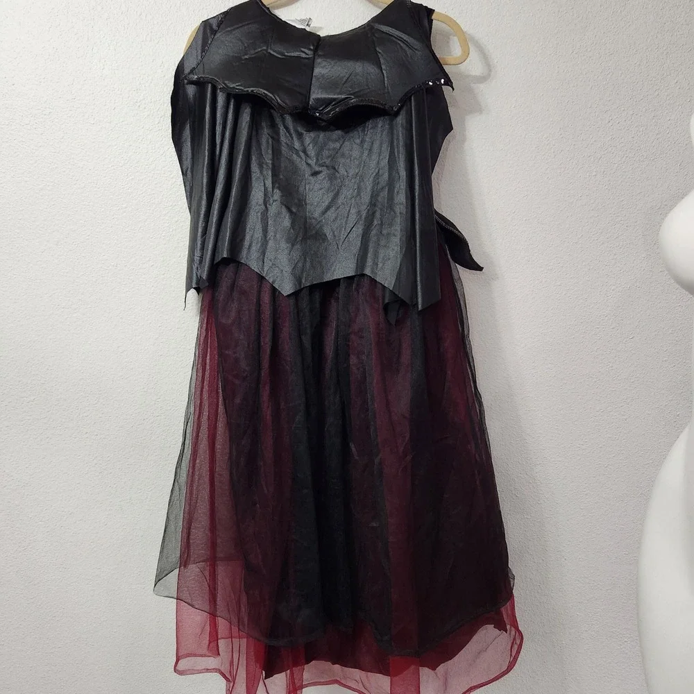 Vampire little‎ girls halloween dress Dracula size Large